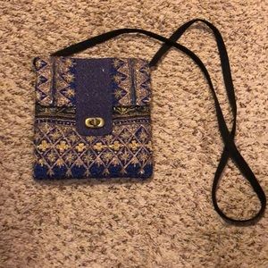 NWOT!! Handmade boutique cross body purse
